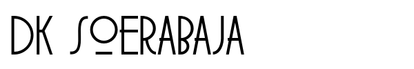 DK Soerabaja font preview